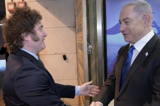 Javier Milei se reunió con Netanyahu, que le agradeció su 