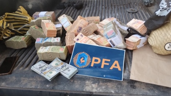 “Power Ranger”: PFA secuestró gran cantidad de dólares y pesos