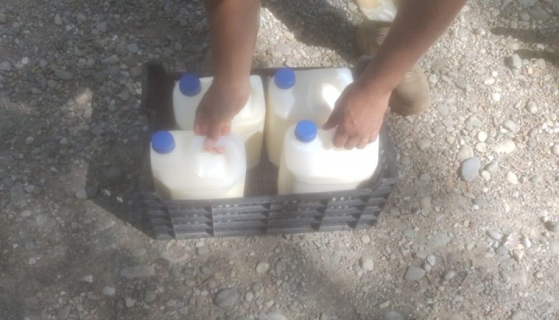 Operaciones rurales interceptó un transporte de Productos Lácteos y Ovinos