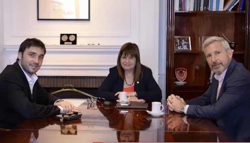 Ignacio Torres se reunió con Patricia Bullrich y dialogaron sobre políticas de seguridad 