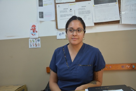 Enfermera Rocío Báez. 