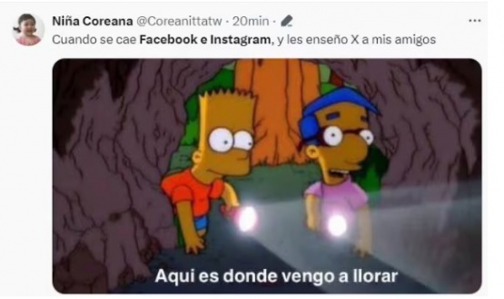 Los memes que dejó la caída de Facebook e Instagram