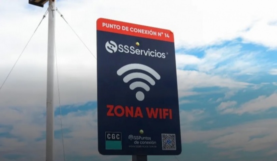 Habilitaron el punto de conexión Wifi en la Cuesta de Miguez