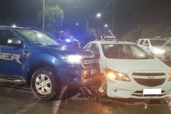 Daños materiales tras colisión 