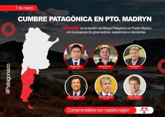 Llegó Vidal: arranca la cumbre de gobernadores patagónicos en Chubut