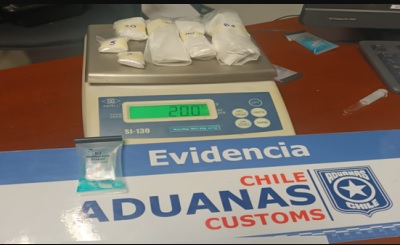 Aduana de Talcahuano decomisa marihuana, cocaína y ketamina en Paso Pehuenche