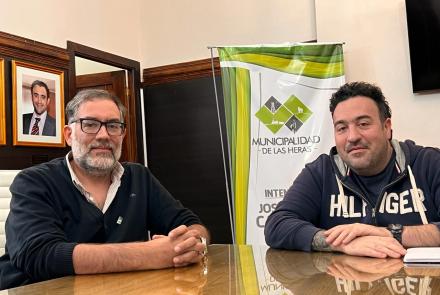 Autoridad de la UNPA se reunió con el intendente Carambia para coordinar agenda