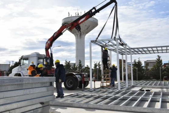 Inició la obra del Hospital Modular en Río Gallegos