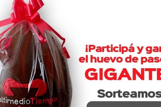 Sorteo por Semana Santa: ya está listo el huevo de Pascua de TiempoSur