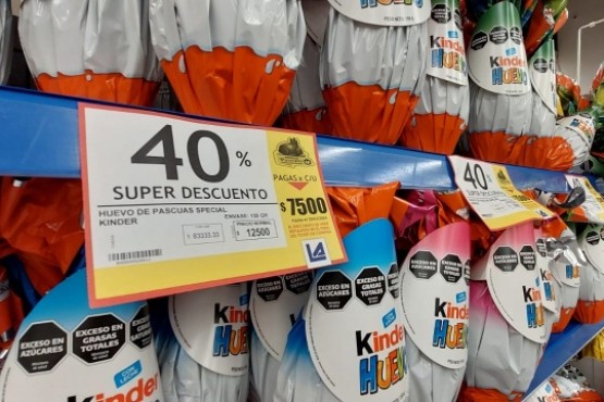 Río Gallegos: bajaron hasta un 60 % los precios de los huevos de Pascua