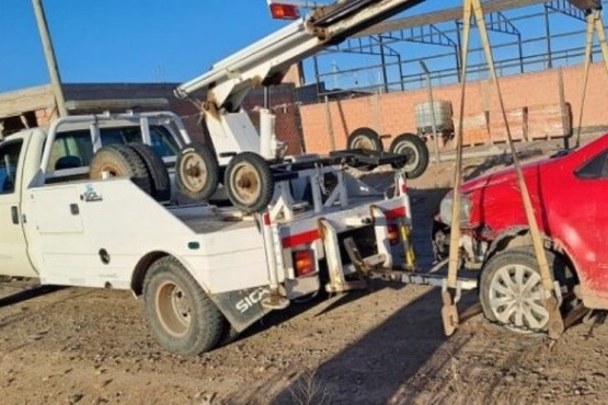 Importantes daños materiales tras colisión 