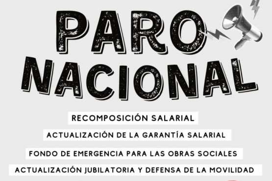 Paro Nacional de ADIUNPA acompañando el reclamo de los docentes universitarios