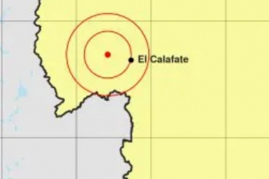 Registraron un sismo cerca de El Calafate