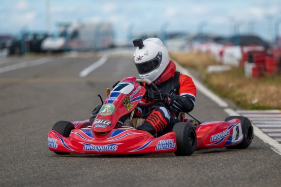 El campeón defensor del título volvió a sonreir. (Foto: Karting RG)