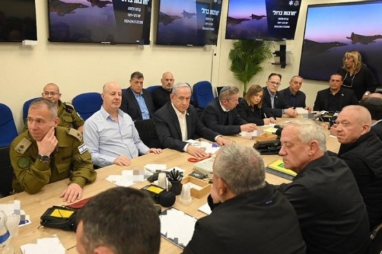 Se reúne el Gabinete de guerra de Israel para definir una respuesta al ataque de Irán