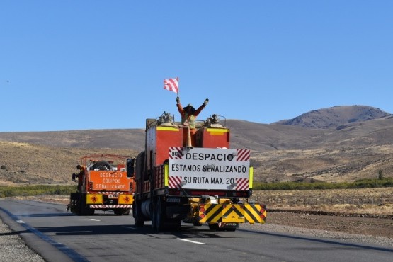 Vialidad Nacional realiza trabajos en la Ruta Nacional N° 288