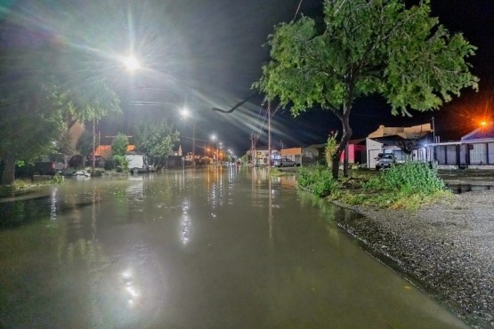 Intensas lluvias en Río Gallegos: Cuáles calles están cortadas e intransitables