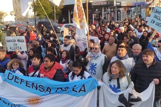 Movilización por la educación pública: “Estamos contentos con el acompañamiento”