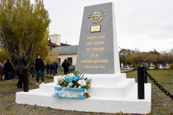 Acto homenaje por el hundimiento del ARA Crucero General Belgrano
