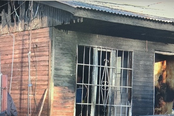 Incendio consumió una vivienda