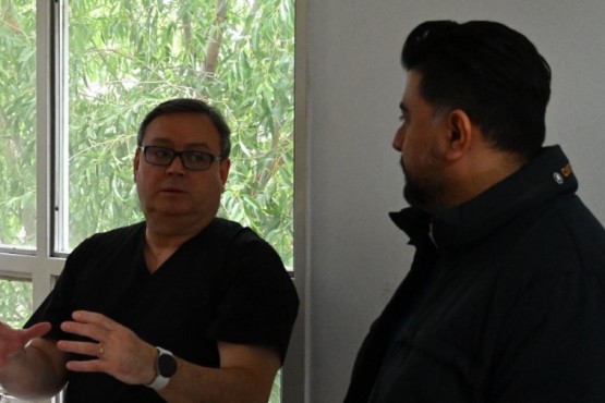Dr. Martinez Colombres junto al Ministro Varela 