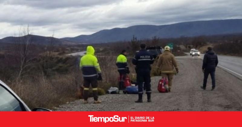 Encuentran a mochilero de Río Negro de 60 años tirado en la Ruta 3