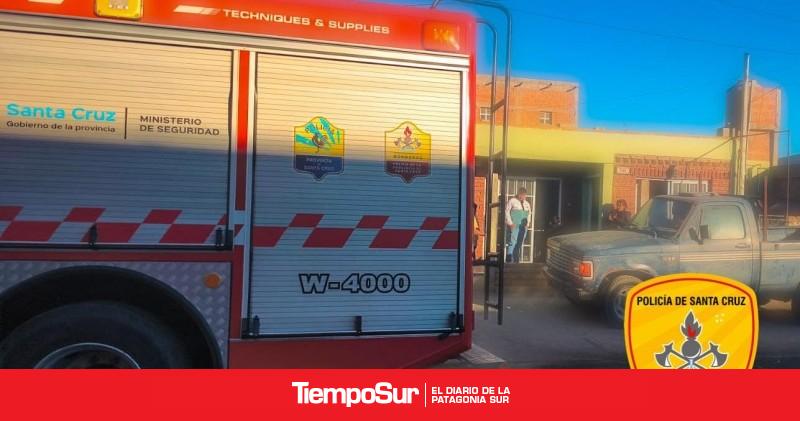 Bomberos intervinieron por un foco ígneo en una casa