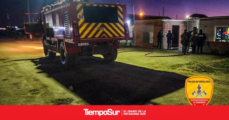 Bomberos sofocaron un principio de incendio causado por un calefactor