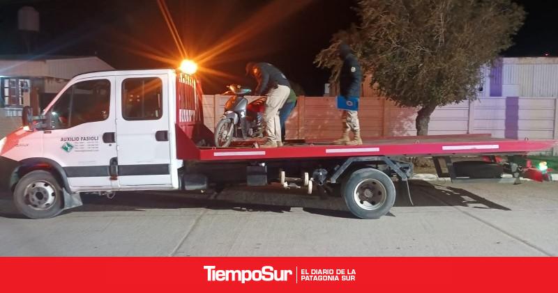 Secuestran una moto durante un control vehicular