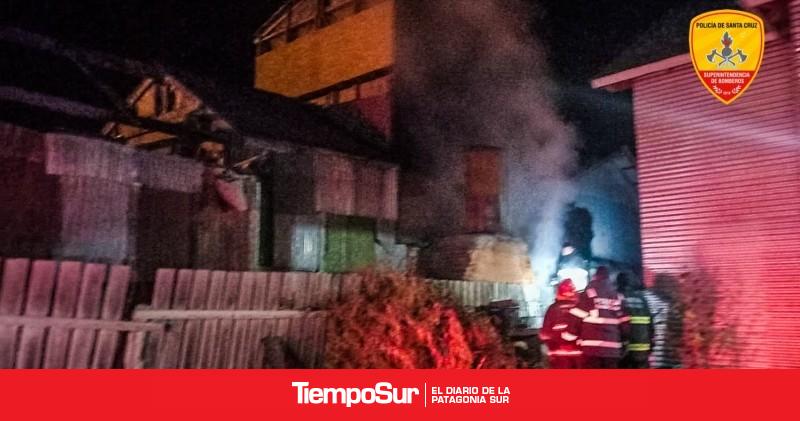 Bomberos controlaron a tiempo un principio de incendio en El Chaltén