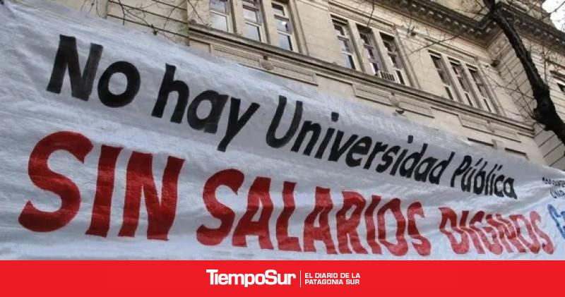 Docentes universitarios con paro nacional de cinco días