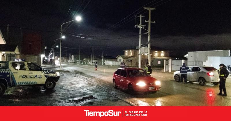 Policía realizó controles preventivos en Río Gallegos y zona norte