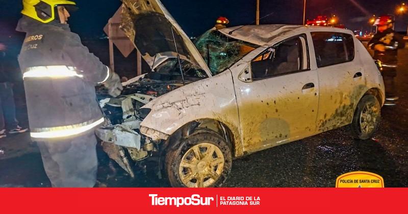 Conductor perdió el control de su rodado y terminó hospitalizado