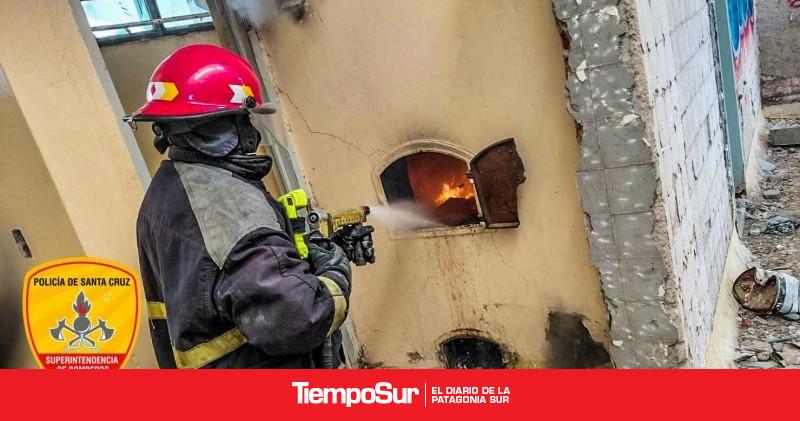 Bomberos sofocaron un principio de incendio en el ex Matadero Municipal