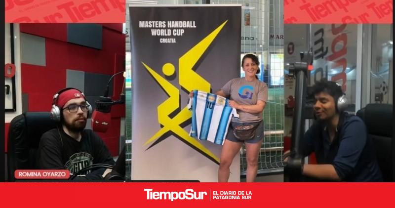 Romina Oyarzo representó a Río Gallegos en el Mundial de Handball en Croacia