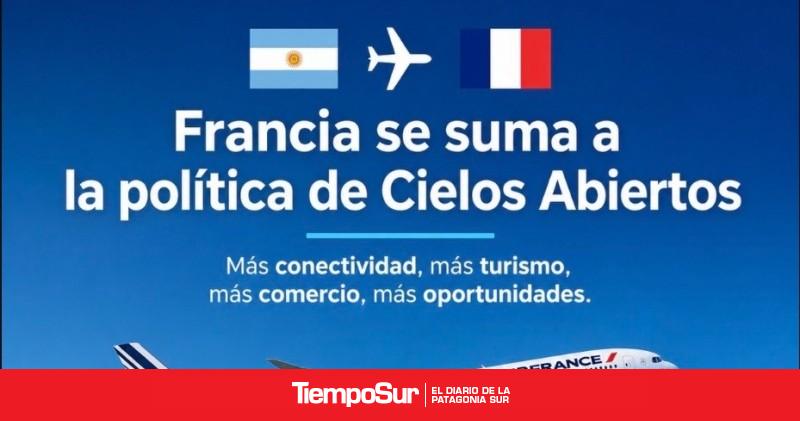 Francia se suma a la política de Cielos Abiertos con Argentina
