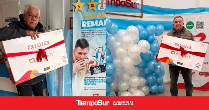 Juan Manuel Díaz y Pedro Hernández ganaron los TV LED de la campaña Estamos Remanija