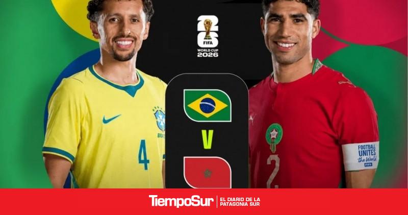 Brasil y Marruecos se enfrentan por la Copa del Mundo