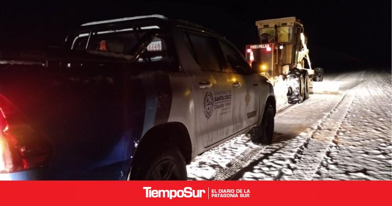 Vialidad Provincial desplegó un amplio operativo tras las nevadas