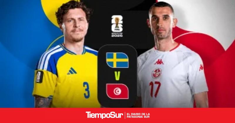 Mundial 2026: Suecia se mide ante Túnez