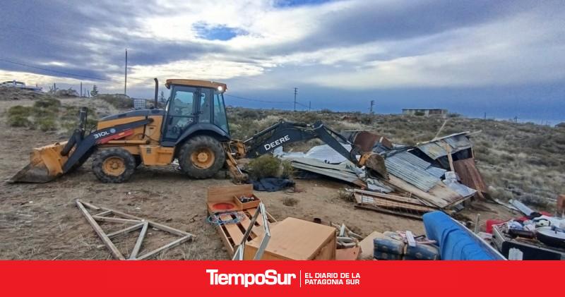 La Secretaría de Operativos de control y recuperación de tierras en la zona del Faro