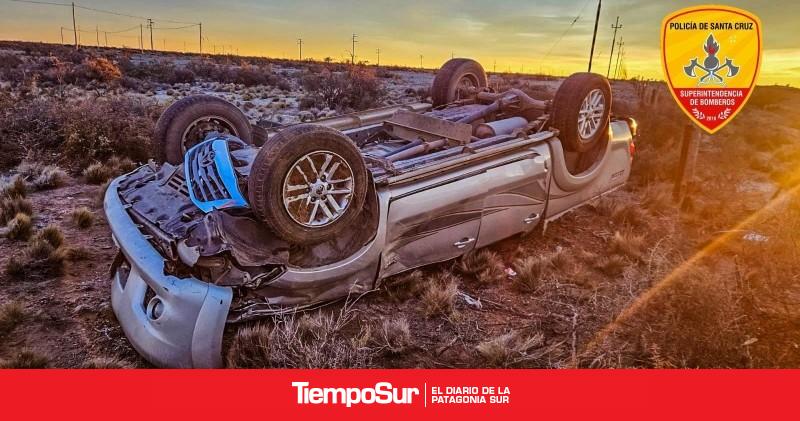 Una mujer fue hospitalizada tras volcar