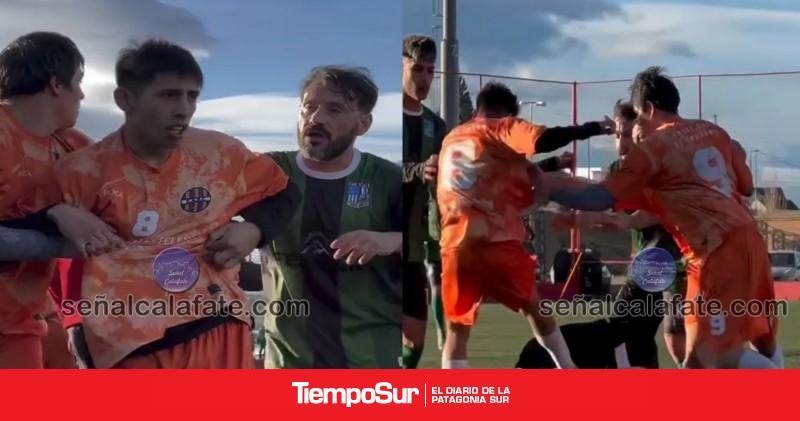 El Calafate: suspendieron por 10 años al jugador que agredió a un árbitro
