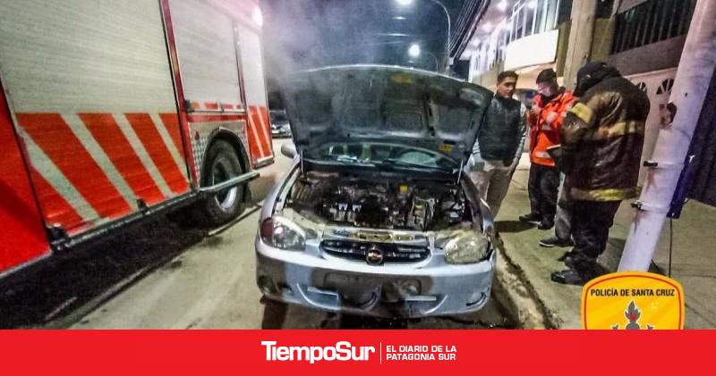 Se cortó una manguera de agua y provocó una densa cortina de vapor