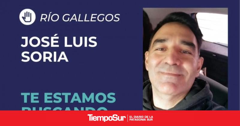 Buscan intensamente a José Luis Soria en Río Gallegos