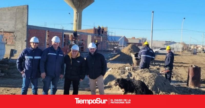 Crece la obra de la EIPE N°8 en Puerto San Julián