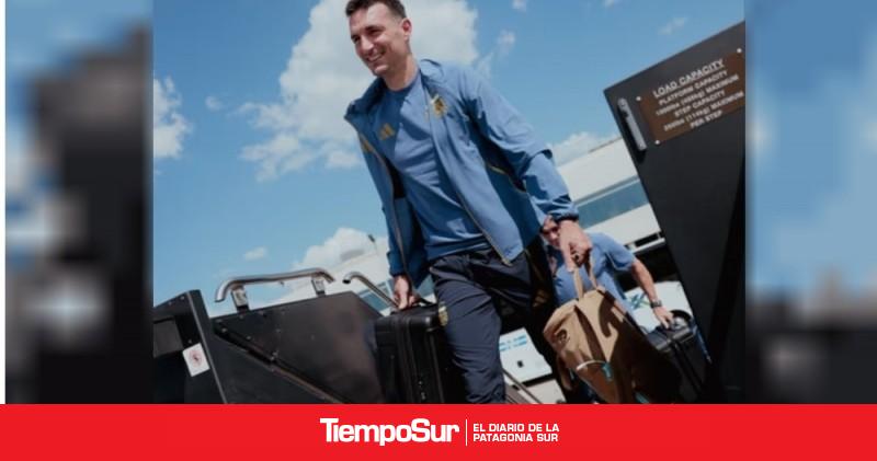 La Selección argentina llegó a Miami para el duelo ante Cabo Verde