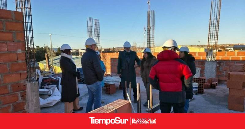 Importantes avances en la obra de la Escuela Preuniversitaria de Las Heras