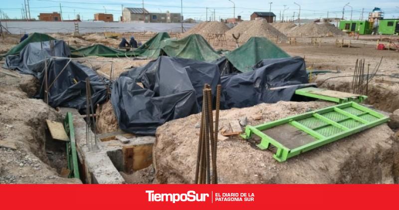 "Seguimos cumpliendo": Vidal destacó la construcción del polideportivo de Pico Truncado