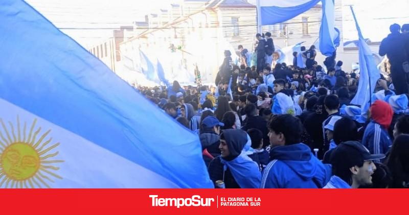 El sentimiento mundialista en Río Gallegos tras la victoria de la selección
